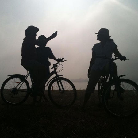 Cycling in Kabini